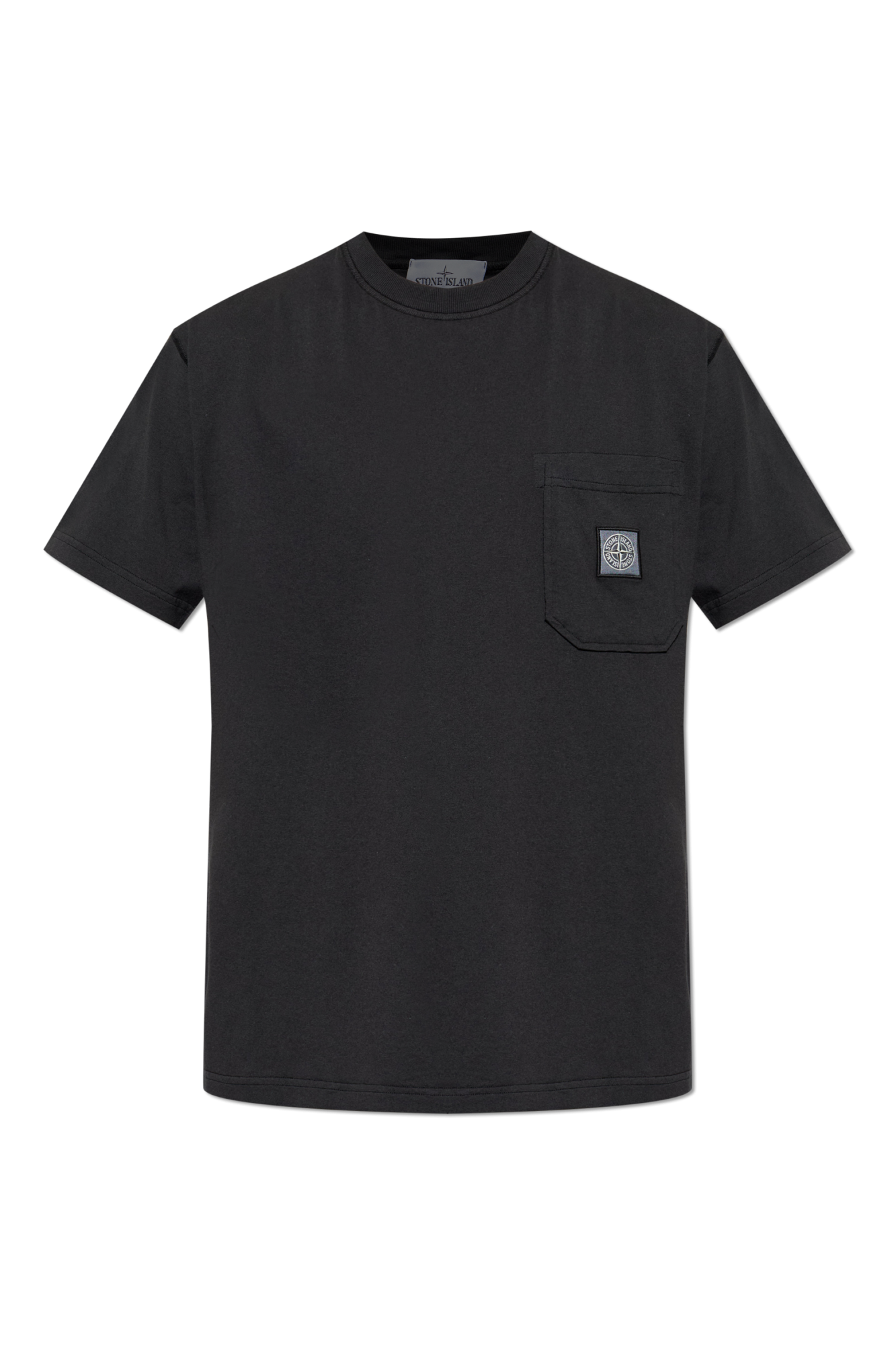 Black T-shirt with pocket Stone Island - Vitkac GB